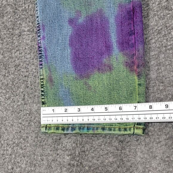 Denizen From Levis Jeans Mens 32x29* Blue 231 Athletic Fit Stretch Denim Tie Dye - Picture 7 of 12